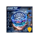 Kılıfsiparis Ufo Uçan Top Dönen El Sensörlü Şarjlı 360° Dönen Mini Drone Helikopter ( Karışık renk gönderilmektedir! )