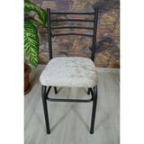 Kılıfteks 4 Adet Demir Sandalye Kılıfı Kadife Kumaş - 45 x 45 cm - Kahve