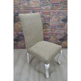 Kılıfteks Avangard Sandalye Örtüsü Battal Boy Jakar Kumaş - 45 x 50 cm - Kahve