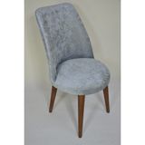 Kılıfteks Redro Kadife Gri Sandalye Kılıfı - 40 x 48 cm