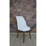 Kılıfteks Redro Pıtıkare Sandalye Kılıfı Beyaz - 40 x 48 cm