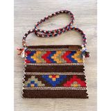 Kilim Çanta - Kırmızı - Siyah - Beyaz - Standart