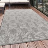 Kilim Desenli Halı Krem Gri Halı Jüt Çift Taraflı Koridor Mutfak Yolluk Teras Balkon Halısı 60x100 cm