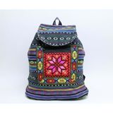 Kilim Desenli Sırt Çantası - 37x35cm