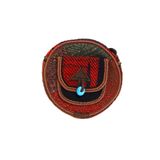 Kilim Desenli Yuvarlak Çanta