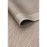 Kilim Hasır Halı Kaymaz Taban Makinede Yıkanabilir Toz Hav Vermez Çerçeveli Sisal 6632 Bej Krem