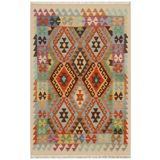 kilim home Cotton 84 Çok Renkli Etnik Boho Stil Pamuk Kilim