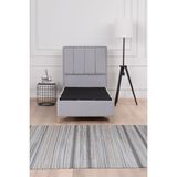 Kilim Mobilya Gold Therapy Sandıklı Baza Başlık Seti Gri (Yatak Dahil Değildir) - 100 x 200 cm