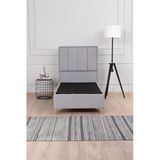 Kilim Mobilya Gold Therapy Sandıklı Baza Başlık Seti Gri (Yatak Dahil Değildir) 100X200