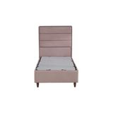 Kilim Mobilya Hilton Sandıklı Baza Başlık Seti Vizon (Yatak Dahil Değildir) 90X190