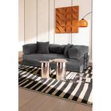 Kilim Mobilya Lego Bohem Relax 3 kişilik %100 sünger koltuk ( Çift Kişilik Yatak Olabilen ) 90 x 190 cm Antrasit