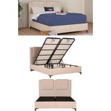 Kilim Mobilya Ortopedia Set Sandıklı Baza + Başlık + Yatak - 150 x 200 cm - Krem