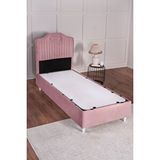 Kilim Mobilya Royal Lux Sandıklı Baza Başlık Seti Pembe (Yatak Dahil Değildir)