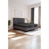 Kilim Mobilya Visco Rise Set Baza+Başlık+Yatak - Antrasit - 140 x 190 cm