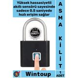 #Kilit Biyometrik Su Geçirmez Hızlı Kapı Dolap Valiz Mini Akıllı Parmak İzi İle Çalışan Asma Kilit