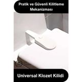 #Kilit Üniversal Klozet Kilidi Bebek Çocuk Güvenlik Kilidi Yapışkanlı WC Kapağı Kilidi Tuvalet Emniy