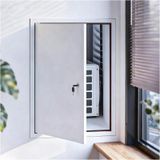 Kilitlenebilir Duvar Alüminyum Erişim Paneli - Gizli Sıhhi Tesisat ve Elektrik Kapak Plakası, Tavan Arası Erişim Kapısı, Beyaz, 10-40 İnç Boyutlarında (83,8x91,4 cm)