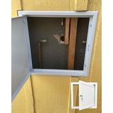 Kilitlenebilir Erişim Paneli, Duvar Deliği Kapak Plakası, Tuş Kilidi ile Metal Erişim Paneli, Güvenli Banyo ve Garaj Erişimi için Gizli Boru Kablolama Muayene Kapısı, (200mmx540mm/7.9inx21.3in)