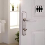 Kilitlenebilir Wc Banyo Kapı Kolu Nikel İnox Aynalı Sağa Sola Uygun İç Dış Tuvalet Kapısı 1 Takım