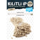 Kilitli Ip Renkli Asmalı Etiket Bağlama Ipi Lock String Tag Rope 1000 Adet JÜT/KIRNAP-T1081