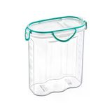 Kilitli Kapaklı Hava ve Sıvı Geçirmez Erzak Saklama Kabı, 2.4 Litre