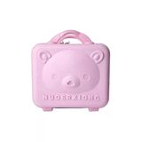 Kilitli Makyaj Çantası Valizi Pembe, Su Geçirmez Darbeye Dayanıklı Kozmetik Organizer 30 X 23 X 16 Cm Pembe