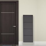Kilitli Metal Ayakkabılık Mac4-4 Kapaklı - 50X15X136 H