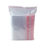 Kilitli Torba 11x14 Cm 100'lü Kilitli Buzdolabı Poşeti Şeffaf Naylon Torba Kilitli Saklama Poşeti