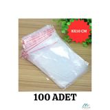 Kilitli Torba 8X10 Cm 100'Lü Kilitli Buzdolabı Poşeti Şeffaf Kilitli Poşet Kilitli Saklama Poşeti