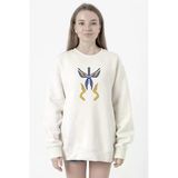 Kill La Kill Anime Junketsu Beyaz Kadın 2ip Sweatshirt