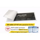 Killzone Sinek Tutucu Yapışkan Bant Levha 17 x 47 cm 20 Adet