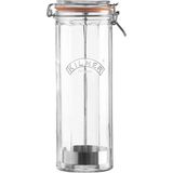 Kilner 2.2 Lt Klipsli Yuvarlak Spagetti Kavanozu El Yapımı ve Isıya Dayanıklı Cam Özellikleriyle