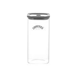 Kilner Borosilikat cam kapaklı saklama kabı, 1,5 l, hava geçirmez, vakumlu mühürlü, bulaşık makinesinde yıkanabilir, BPA içermez, 10,4 x 10,4 x 21,6 cm