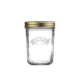Kilner Geniş ağızlı konserve kavanozu, 350 ml, vidalı kapaklı konserve kavanozları, tüm meyveleri veya tüm sebzeleri korumak için, vakumlu mühürleme, doluluk göstergesi, ml