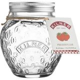 Kilner Şeffaf Çilekli Reçel Kavanozu 400 ml 100 x 100 x 115 mm Boyutunda