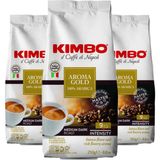 Kimbo Aroma Gold %100 Arabica Çekirdek Kahve (250 Gr) (3'lü Set) - 3 Adet