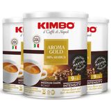 Kimbo Aroma Gold %100 Arabica Filtre Kahve Teneke Kutu (250 Gr) (3'lü Set) - 3 Adet