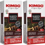 Kimbo Barista Espresso Napoli Nespresso Uyumlu Kapsül Kahve (Alüminyum) (10'lu Kutuda) (2'li Set) - 20 Adet