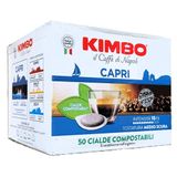 Kimbo Cialde Capri Yassı Pod Uyumlu Kapsül Kahve (50’li Kutuda)