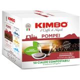 Kimbo Cialde Pompei Yassı Pod Uyumlu Kapsül Kahve (50’li Kutuda) - 50 Adet