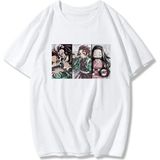 Kimetsu No Yaiba Demon Slayer T-Shirt M45 - Beyaz - XL