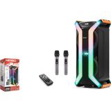 Kimiso QS4235 Uzaktan Kumandalı 2x8 inç 330x270x680 mm Bluetooth Speaker