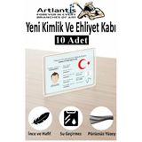 Kimlik Ehliyet Kabı Şeffaf 10 Adet Yumuşak Esnek Şeffaf Kırılmaz Kredi Kartı Koruyucu Kart Kılıfı Kart Kabı Plastik