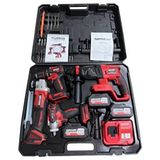 Kimmeer Plus 4'lü Set Şarjlı Delici Kırıcı Hilti 2-26 - 125MM Şarjlı Taşlama - 450NM Şarjlı Somun