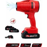 Kimmeer Plus Turbo Hava Üfleyici Kablosuz 21V Çift Bataryalı Hava Yaprak Toz Su Üfleme Makinesi