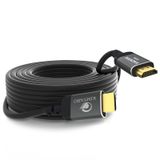KIMTABO 30ft HDMI Kablosu 4K, Yüksek Hızlı Uzun HDMI Kabloları Desteği 4K 30Hz 2K 1080p 3D ARC, Altın kaplama Konnektörler HDTV Monitörü Projektör Soundbar Dizüstü Bilgisayar PS3/4 XBOX için Yumuşak