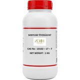 Kimya Lab Sodyum Tiyosülfat 1 Kg/HDPE Şişe - (CAS No : 10102-17-7) Zurih Lab & Zürih Ticaret