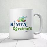 Kimya Öğretmenlerine Özel Öğretmenler Günü Hediyelik Baskılı Kupa