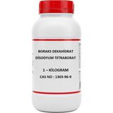 Kimya Studio ZURIHLAB Boraks Dekahidrat - Disodyum Tetraborat 99,9% - Borax - 1 Kg Hdpe Şişe