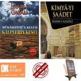 Kimya-yı Saadet - Kalplerin Keşfi - Imam Gazali / 2 Kitap Set - Ciltli Özel Baskı Tam Metin TELEFON TUTUCU HEDİYE